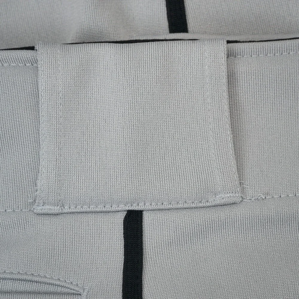 Nike Swoosh Dri-FIT Baseball Pants Gray  Navy Piping Striped Athletic‎ size XL